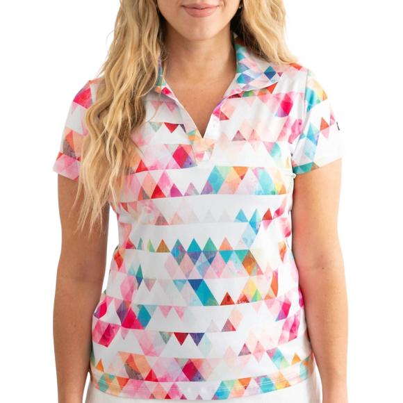 NEW YATTA GOLF women's golf polo in the colors of life - Picture 1 of 3